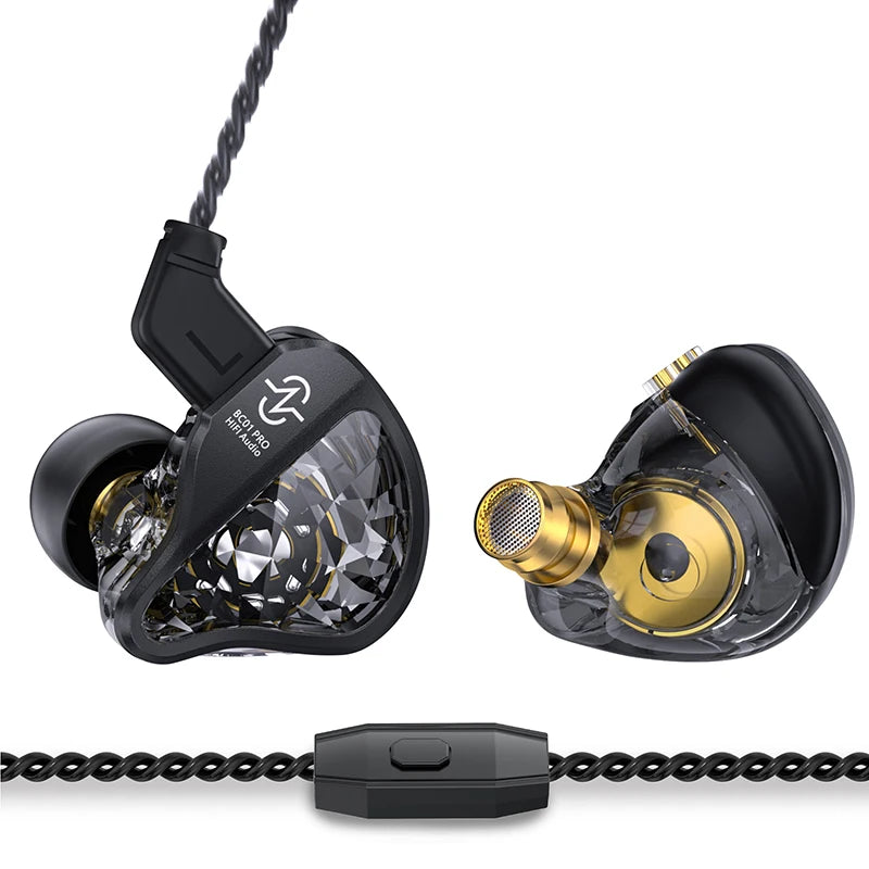 Metal Dynamic Vocalism Earphones with Detachable Cable