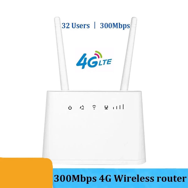 2.4G High Power 300Mbps WIFI Wireless SIM Support CPE Router