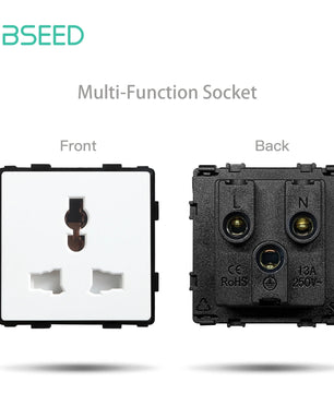 Bseed 13A Plastic Panel Wireless WIFI Control Smart Power Socket