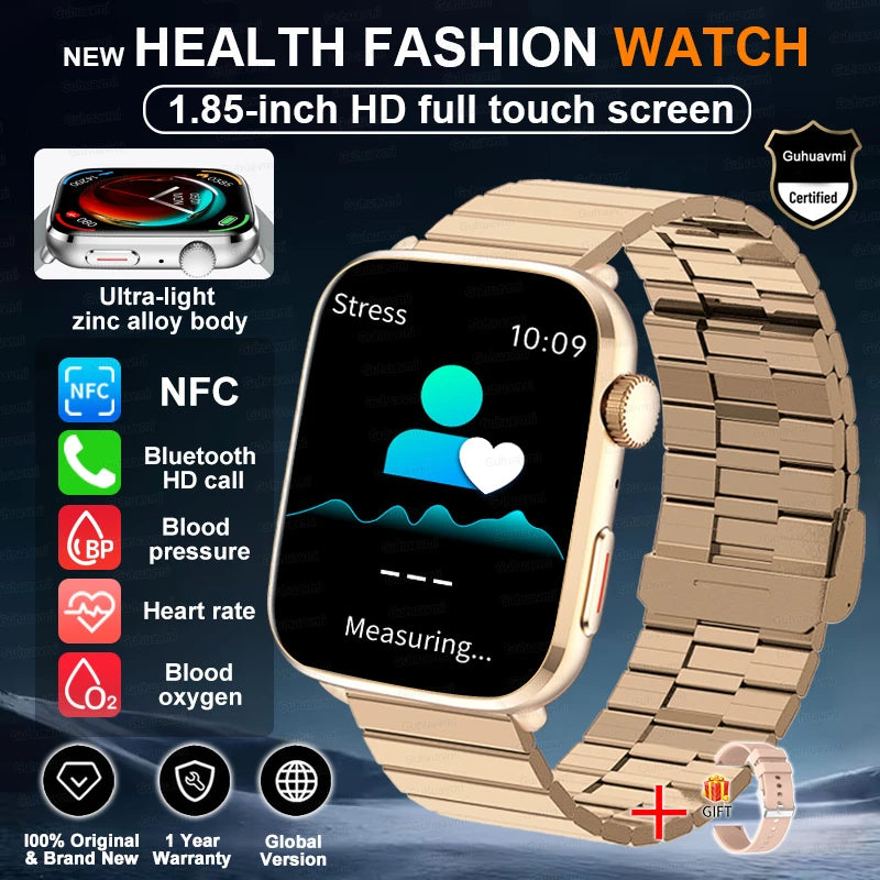 Rubber Waterproof Android Square Shaped Amoled Screen Smartwatch