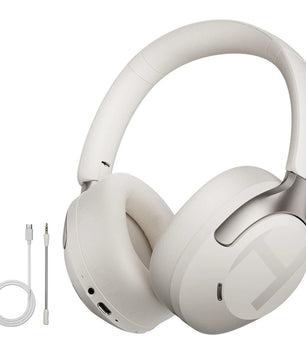 Leather Dynamic Vocalism Bluetooth 6.0 Wireless Over Ear Headphones