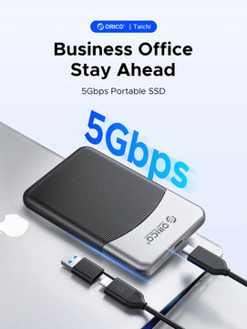 USB 3.1 Type-C External Solid State Drive For Laptop And Desktop
