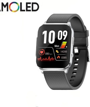 Alloy Waterproof Android Square Shape Heart Rate Monitoring Smartwatch