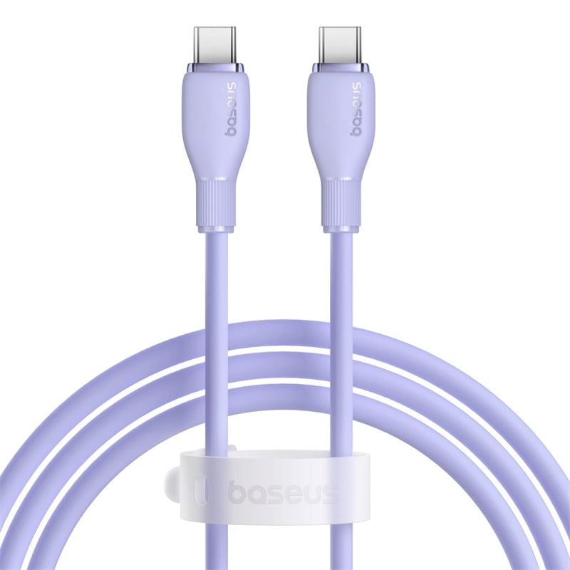 5A Current USB Plastic Type-C PD 100W Fast Charging Cable