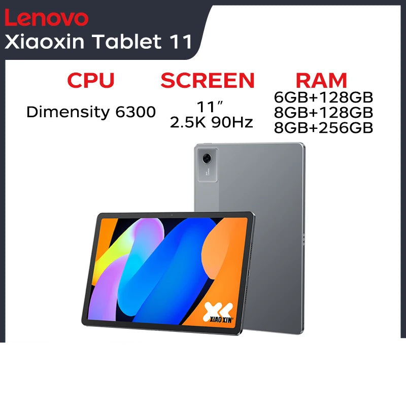 Lenovo Pad 11-inch 2.5K 90Hz Tablet 8G/128G/256G Tablet PC