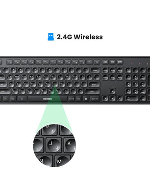 Ugreen Wireless Bluetooth 5.0 2.4G Keyboard For MacBook iPad PC