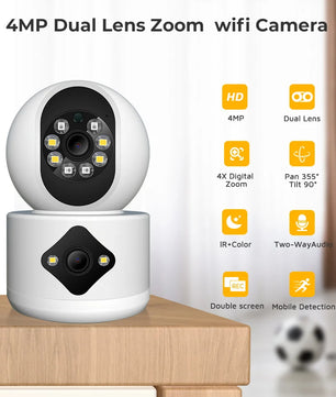 4MP 3.6mm Home Security Indoor Surveillance Dome Camera