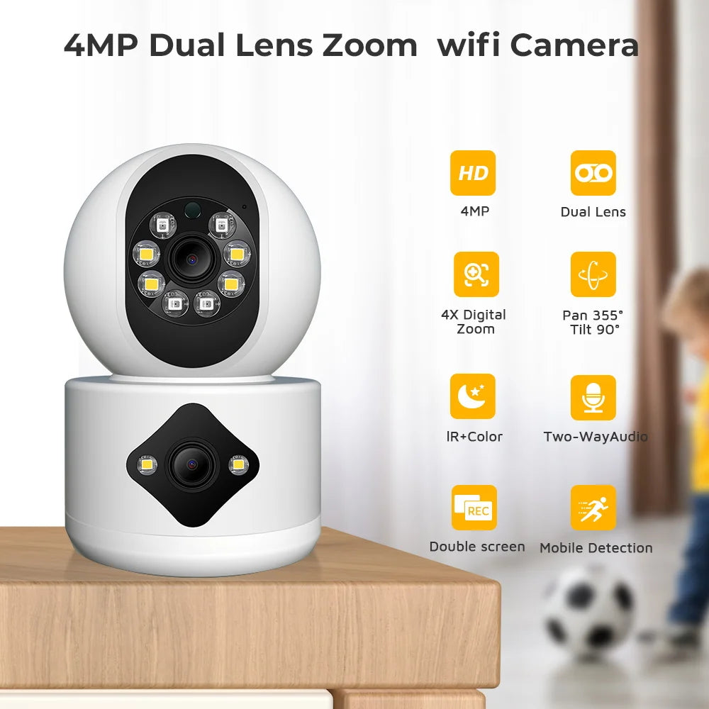 4MP 3.6mm Home Security Indoor Surveillance Dome Camera