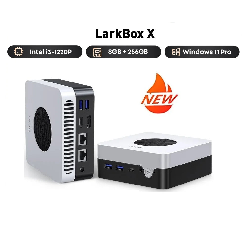 8GB 256GB Intel i3-1220P 12th Gen WiFi 6 Desktop Computer