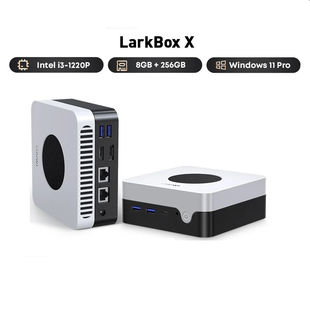 CHUWI 8GB RAM 256GB SSD Intel i3-1220P Desktop Computer