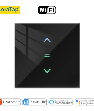 LoraTap 240V Plastic Automatic Remote Control Roller Shutter Switch