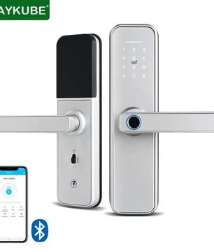 RayKube Aluminium Alloy Fingerprint Digital Smart Door Lock