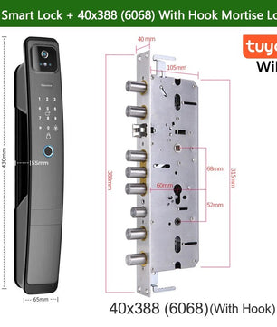RayKube Aluminium Alloy Fingerprint Digital Smart Door Lock