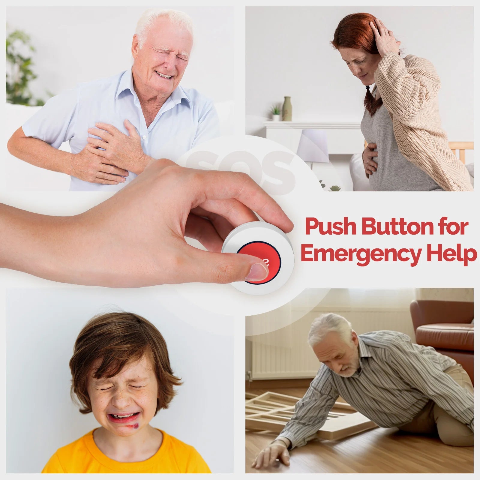 MOES Tuya ZigBee SOS Alarm One Click Button for Emergency Help