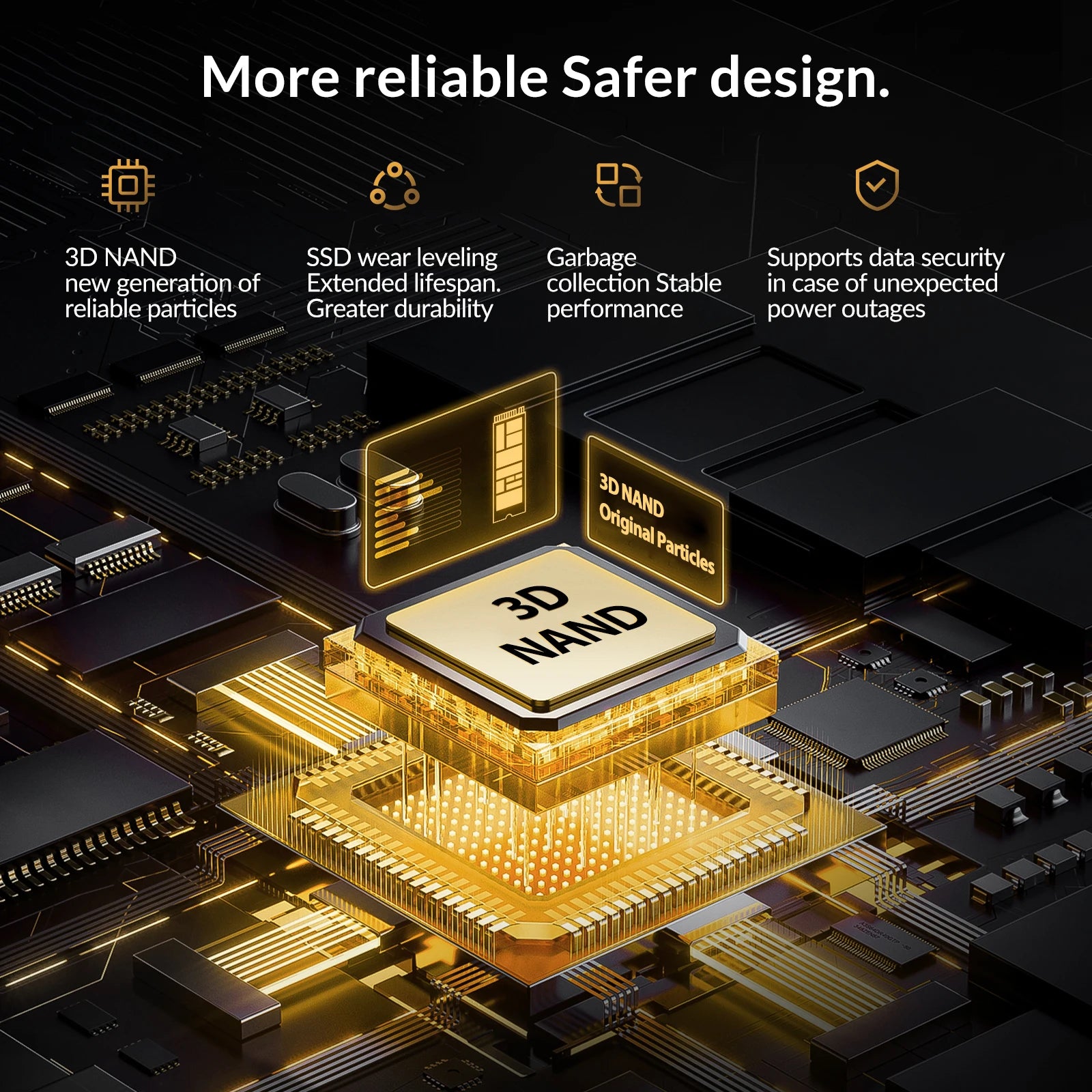 7000Mbs 512GB Internal Solid State Drive For Laptop And Desktop