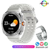Silica Gel Waterproof Bright Screen Bluetooth Round Shape Smartwatch