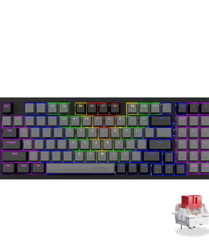 94 Keys USB Wired Mechanical Portable Gaming Keyboard For PC