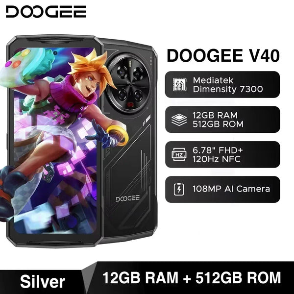 IPS V40 5G Rugged Android Normal Screen Fast Charging Smartphone