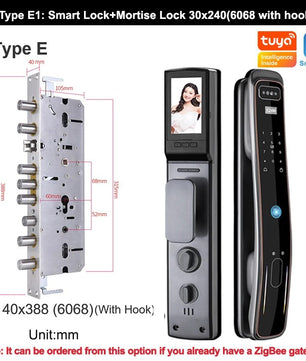 RayKube Aluminium Alloy Fingerprint Digital Smart Door Lock