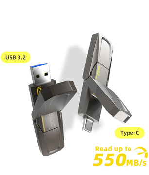 128GB - 1TB 550MB/s USB 3.2 Gen 2 Multifunctional Solid State Drive