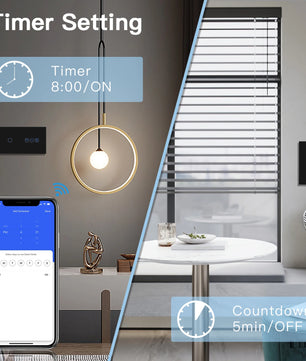 Bseed Alloy 3 Gang Wifi Smart Roller Shutter APP Control Switch