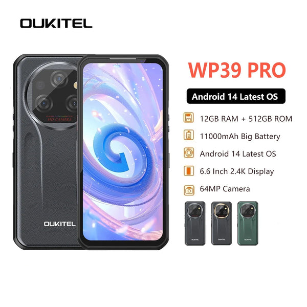 WP39 PRO 5G Rugged Android Normal Screen Fast Charging Smartphone