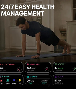 Silica Gel Amoled Display Waterproof Android Round Shape Smartwatch