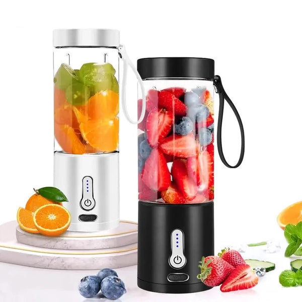6 Blades USB Rechargeable Wireless Mini Portable Juicer Blender