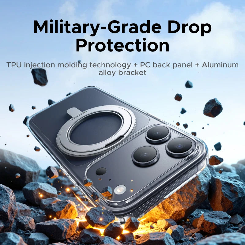 Ugreen TPU 360° Magnetic Stand Case For iPhone 17 Pro