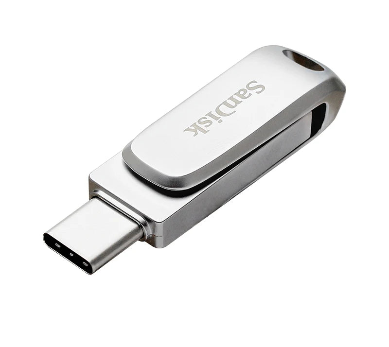 USB 3.2 Metal Dual Pen Drive U Disk for Computer and Phone