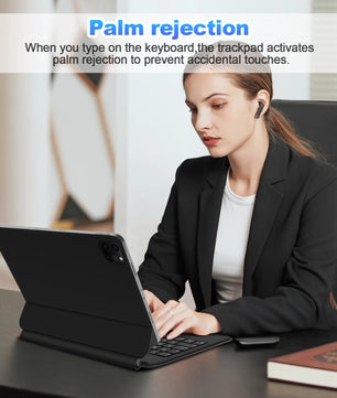 Wireless 11 Inches Magnetic Magic Keyboard Case for Apple iPad