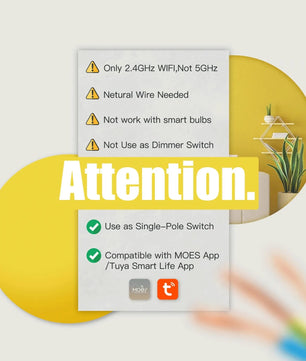 Moes 10A Plastic Panel Remote Control Light Push Button Switch