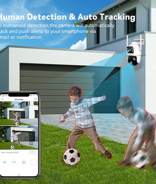 Boavision 4MP 4G Auto Tracking Night Vision Outdoor Dome Camera