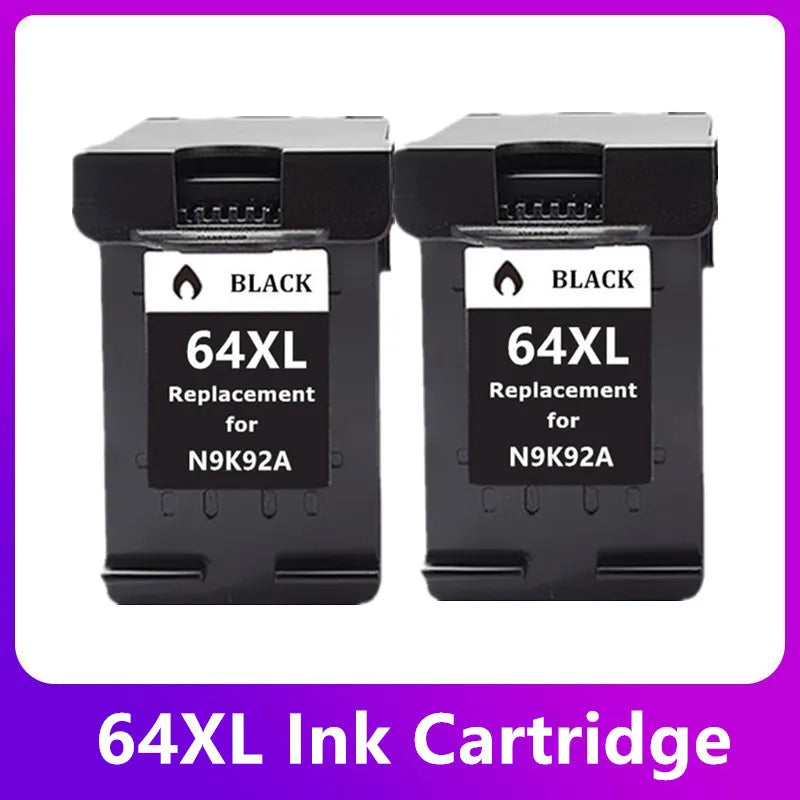64XL Ink Cartridge Compatible For HP Envy 6200 7100 7800 7164 7855