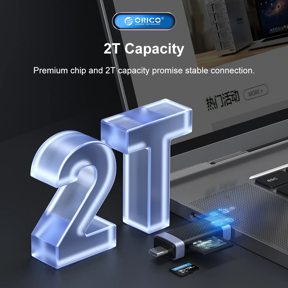 USB 3.0 Aluminium Alloy External Installation Memory Card Adapter