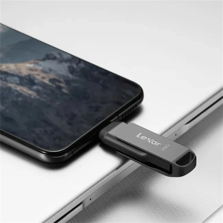Metal Flash Drive OTG Dual Type-A and Type-C Pen Disk for iPhone 15