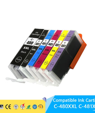 480XXL-481XXL Ink Cartridge For Canon PIXMA TS8140/TS9140 Printer