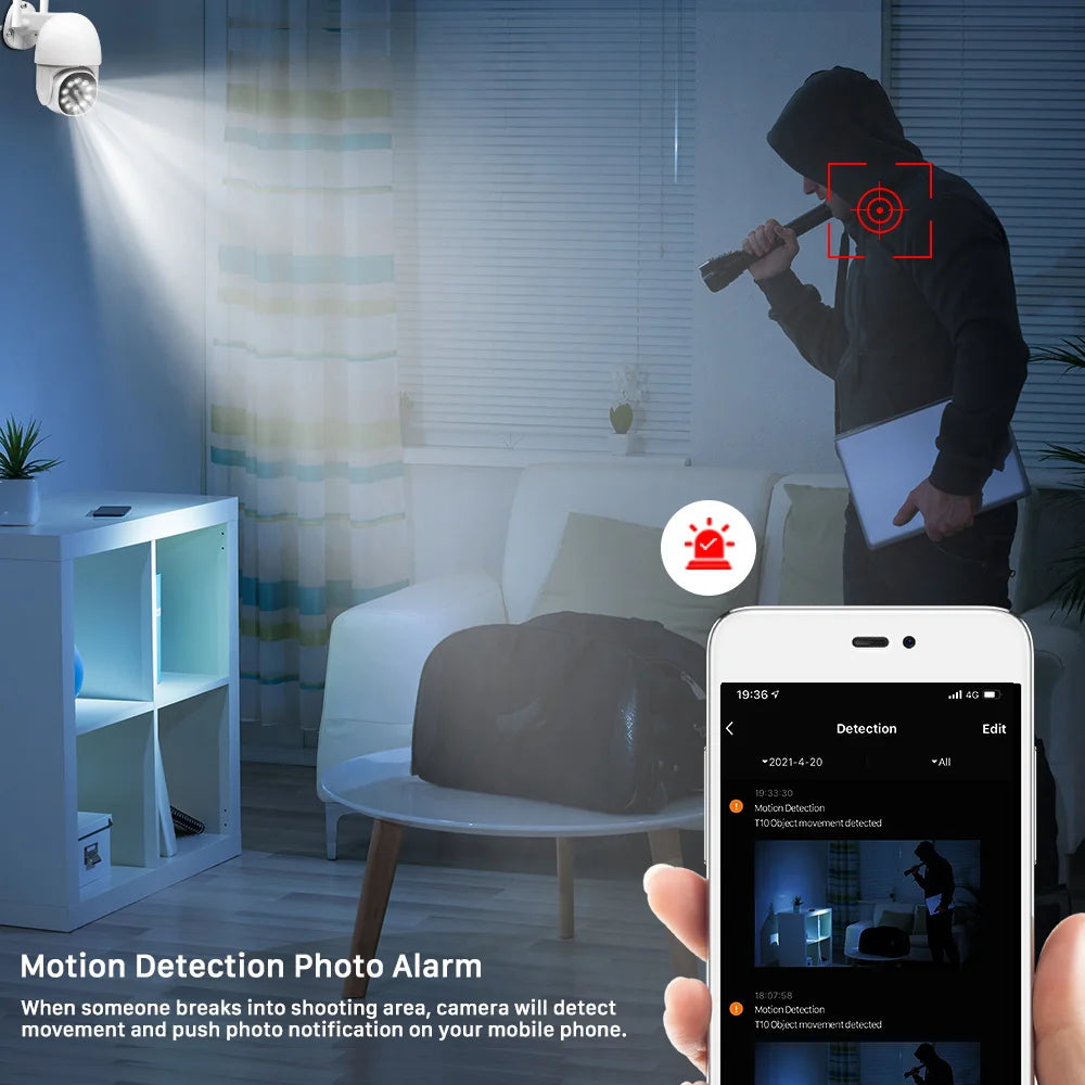 5MP IP66 Waterproof Outdoor 5X Digital Zoom Surveillance Camera