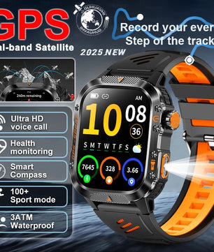 Silica Gel Waterproof Android Square Shape On-Wrist Smartwatch