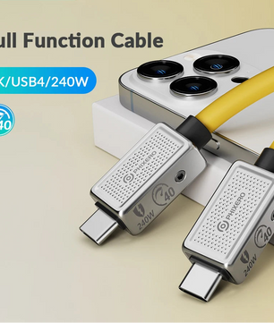 40Gbps Aluminum Alloy PD240W Type-C Fast Charging Cable