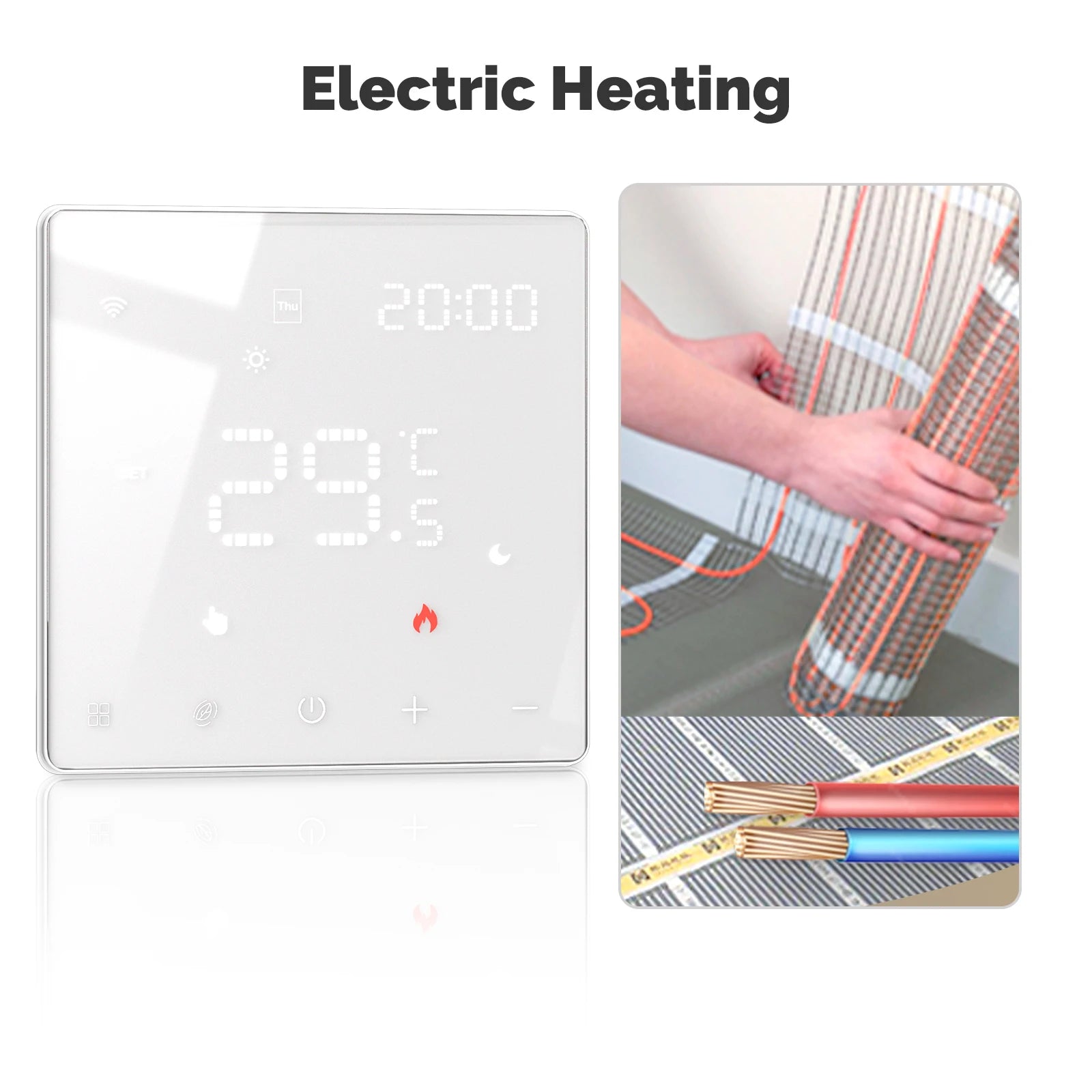 Moes WiFi ZigBee Smart Thermostat Temperature Tuya Controller