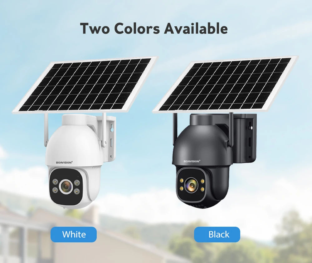 Boavision 4G 128GB Solar Outdoor Night Vision Security Camera