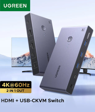 Ugreen Type C HDMI USB3.0 2 in 1 Desktop Dock Station Hub