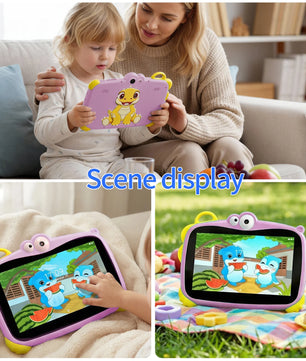 Sauenaneo 7-Inch Android 13 Kids Tablet With Dual Camera Function