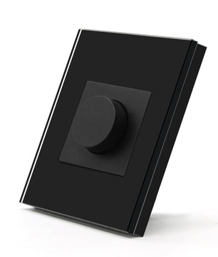 Bseed Alloy Crystal Glass Push Button Light Rotary Knob Switch