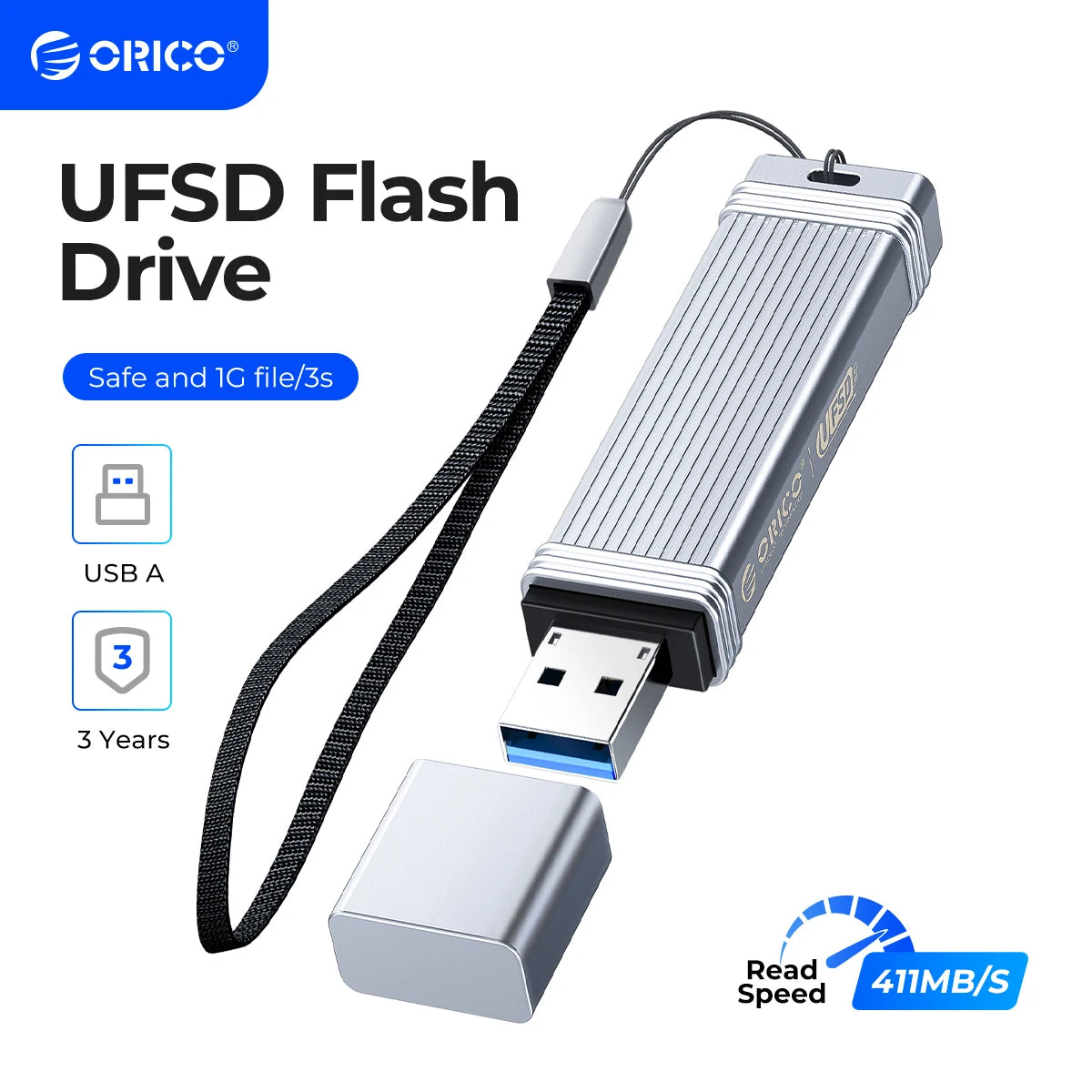 64GB - 512GB USB 3.2 External Flash Memory Solid State Pen Drive