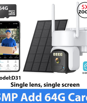 10MP 10X Zoom Solar Wireless Outdoor HD Surveillance Camera