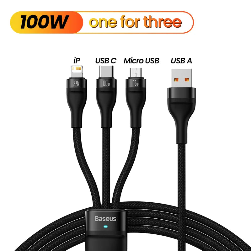 Alloy USB Type-C High Speed Charge Cable for iPhone 12 11 Pro Max