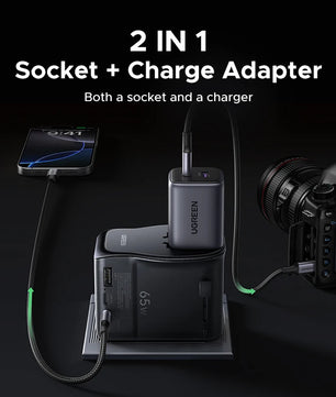 Ugreen 65W Alloy Type-A Fast Charger For iPhone and Laptop