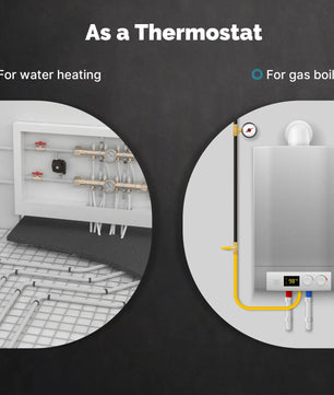 Moes ZigBee Thermostat For Water Gas Boiler With Alexa Google Home